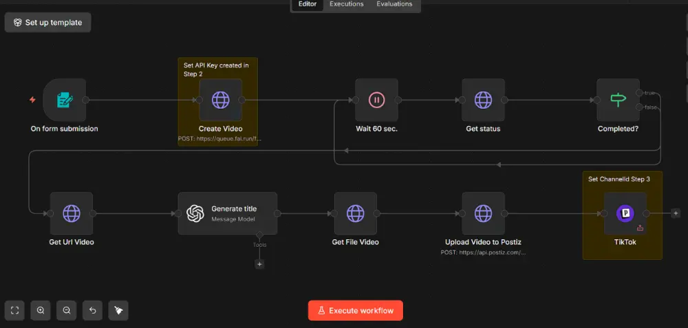 إنشاء أتمتة متقدمة باستخدام n8n لربط التطبيقات وواجهات API