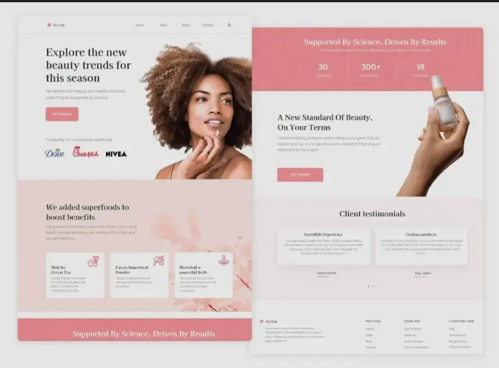 برمجة صفحة هبوط (Landing Page) احترافية باستخدام HTML و CSS فقط