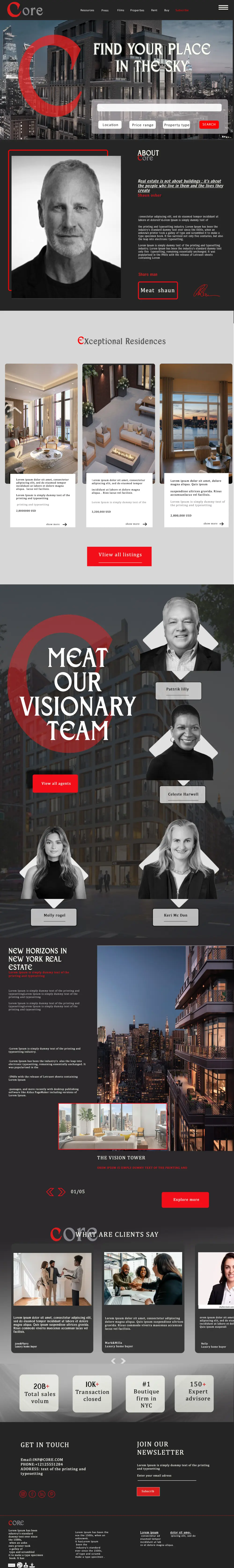 تصميم صفحة رئيسية لموقعك