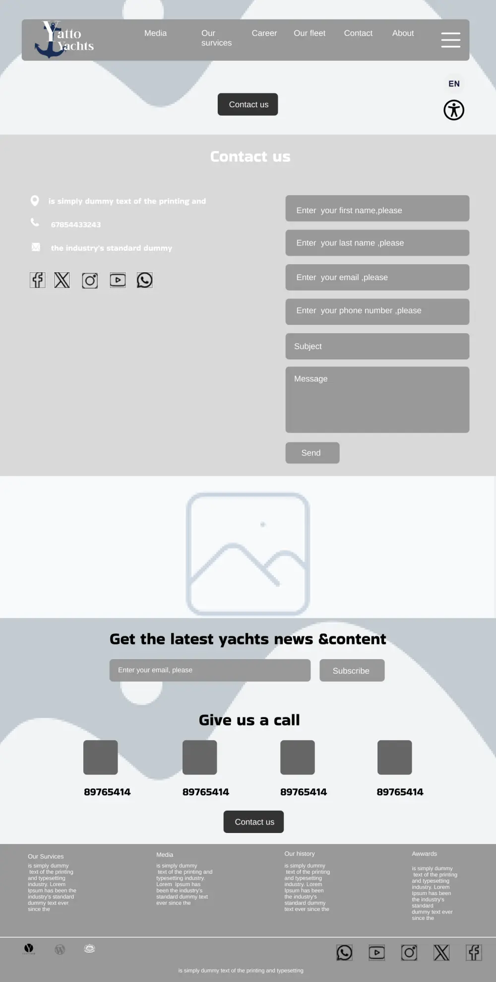 تصميم المخطط الهيكلي لصفحات موقعك