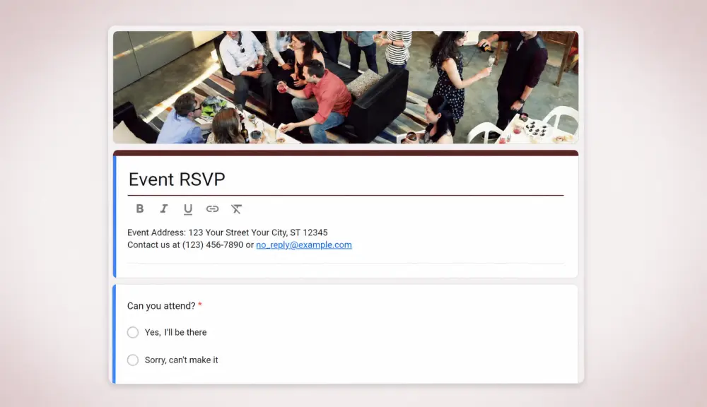 تصميم نموذج Google Form احترافي ومنظم لجمع البيانات بسهولة