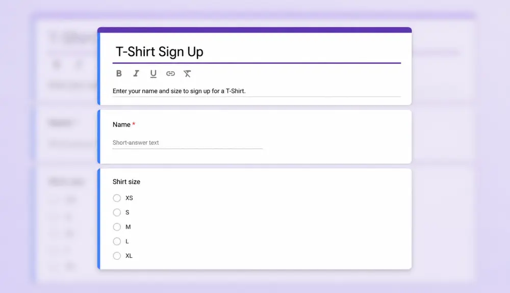 تصميم نموذج Google Form احترافي ومنظم لجمع البيانات بسهولة