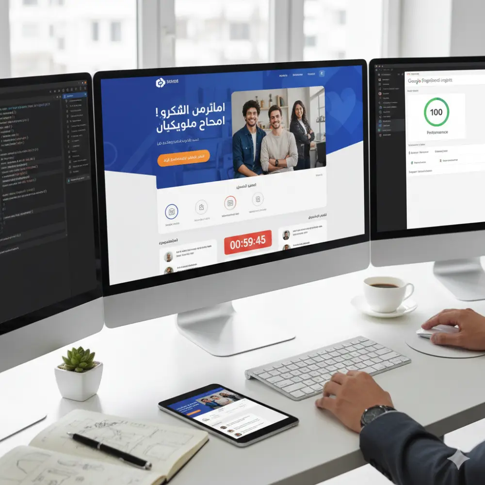 انشاء صفحة ويب