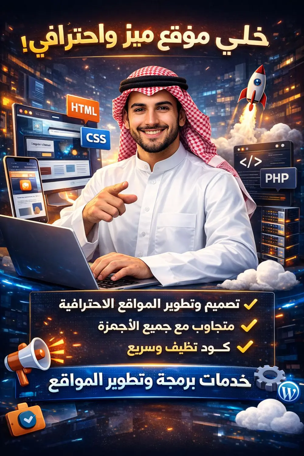 برمجة وتطوير موقع ويب