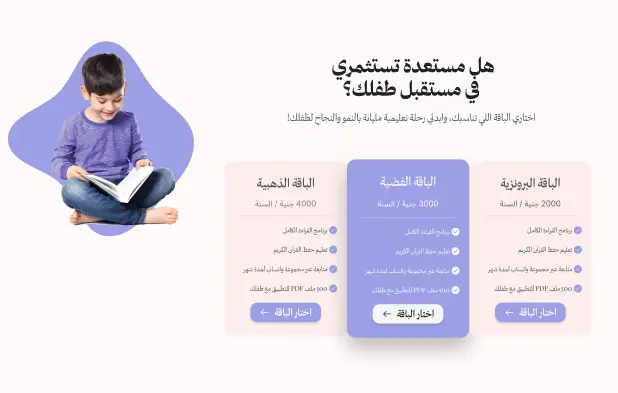 تصميم وتطوير صفحة هبوط مع مراعاة تجربة المستخدم