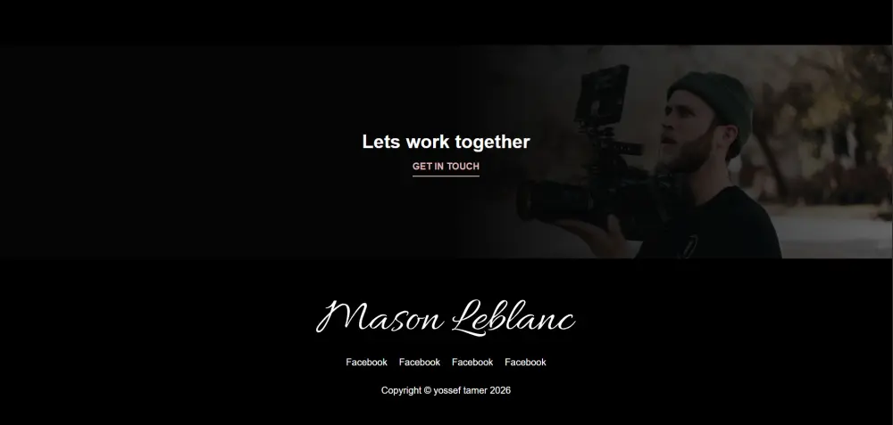 تصميم Landing Page أو Portfolio احترافي متجاوب وجذاب للعملاء