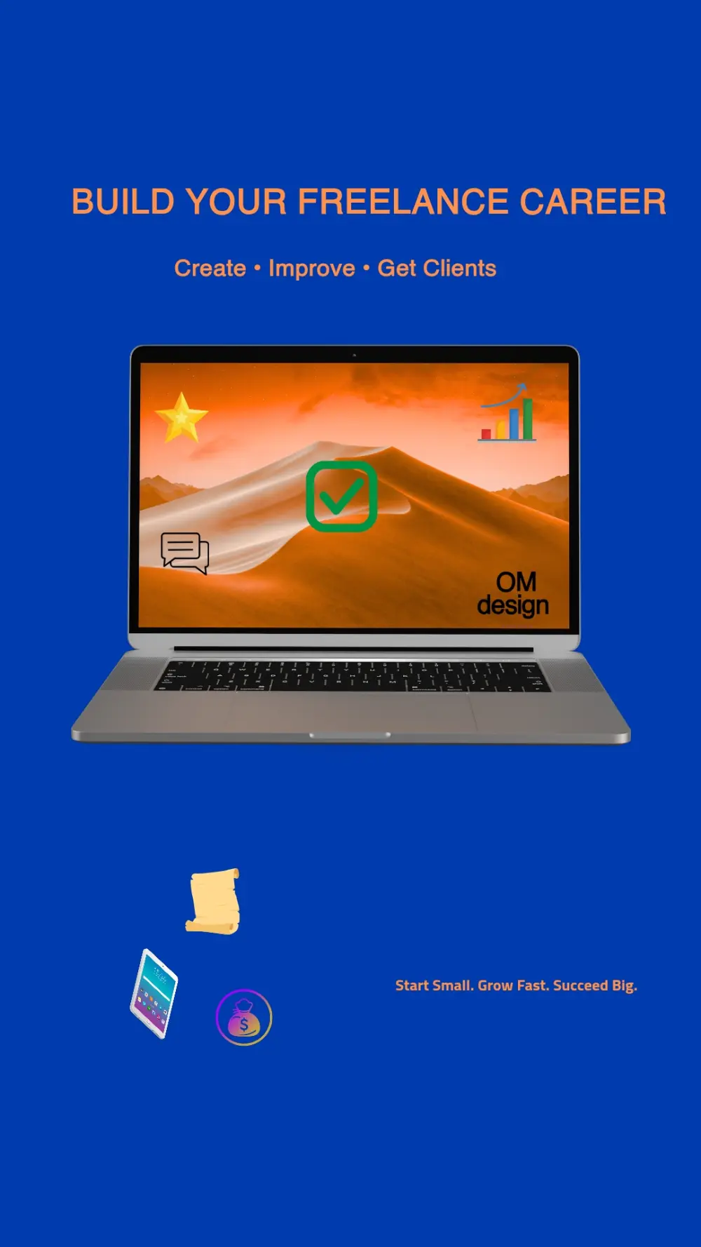 تصميم هوية بصرية إبداعية وخارطة طريق للفريلانسرز