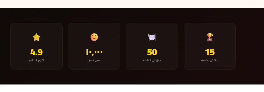تصميم موقع مطعم احترافي جذاب HTML5 & CSS3 & JavaScript