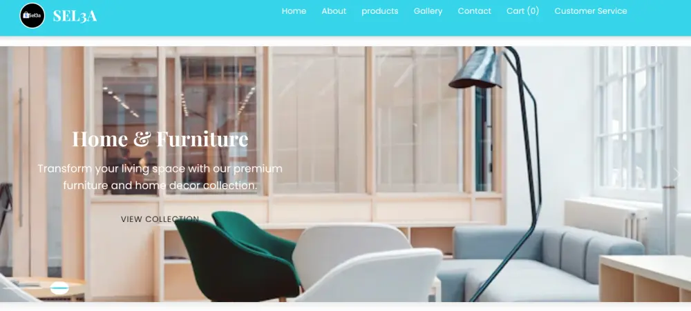 تطوير موقع إلكتروني لعرض وبيع المنتجات - متجر إلكتروني بسيط