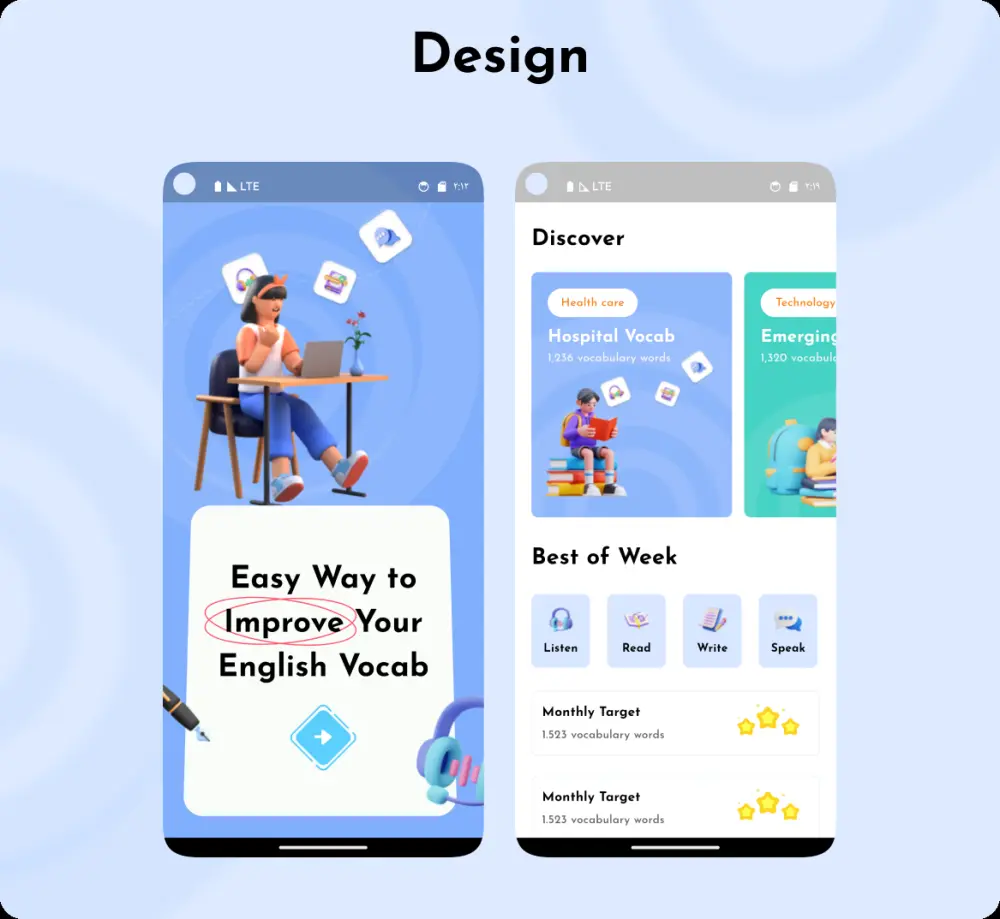 برمجة وتصميم تطبيق Flutter بسيط بشكل  احترافي (Android & iOS)