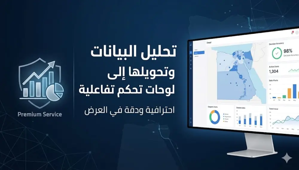 سأقوم بعمل dashboards باستخدام اشكال لتسهيل و تبسيطها و جعلها ديناميكية