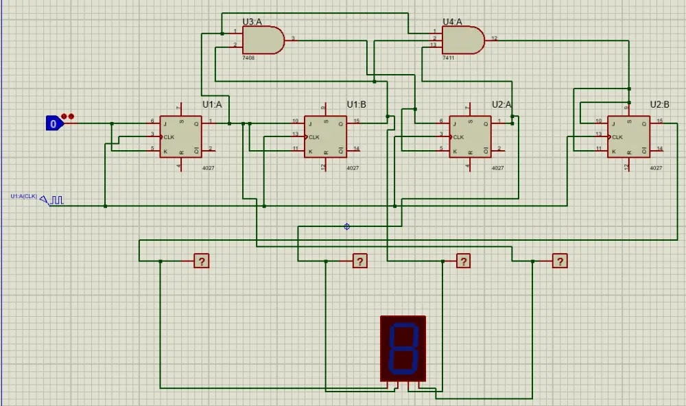 تصميم ومحاكاة الدوائر المنطقية (Logic Circuits) باستخدام برنامج Proteus