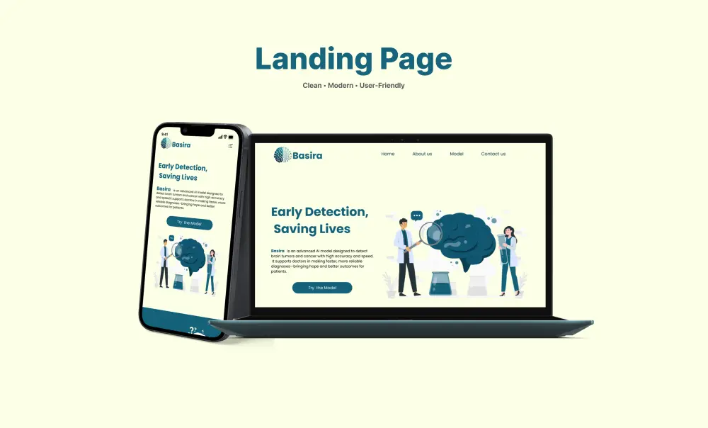 تصميم صفحة هبوط Landing Page احترافية وعصرية UI/UX