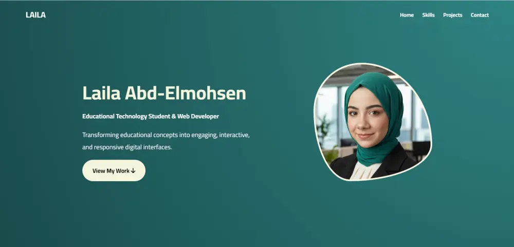 تصميم وبرمجة بورتفوليو (معرض أعمال) احترافي وعصري