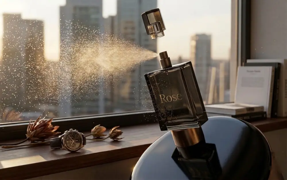 تصميم وإخراج فني احترافي لمنتجات العطور