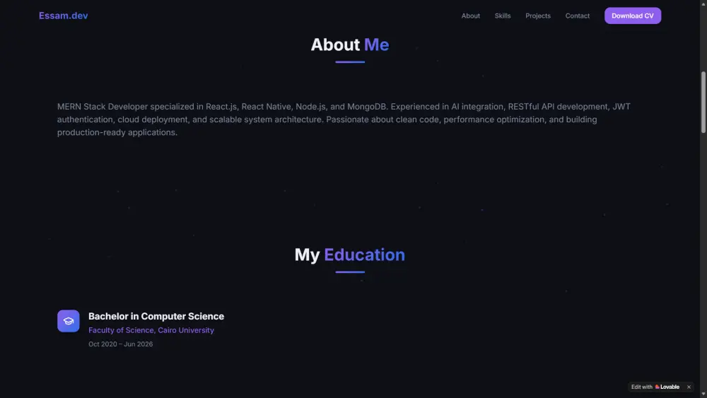 تصميم وتطوير موقع Portfolio احترافي يعرض أعمالك بشكل مميز