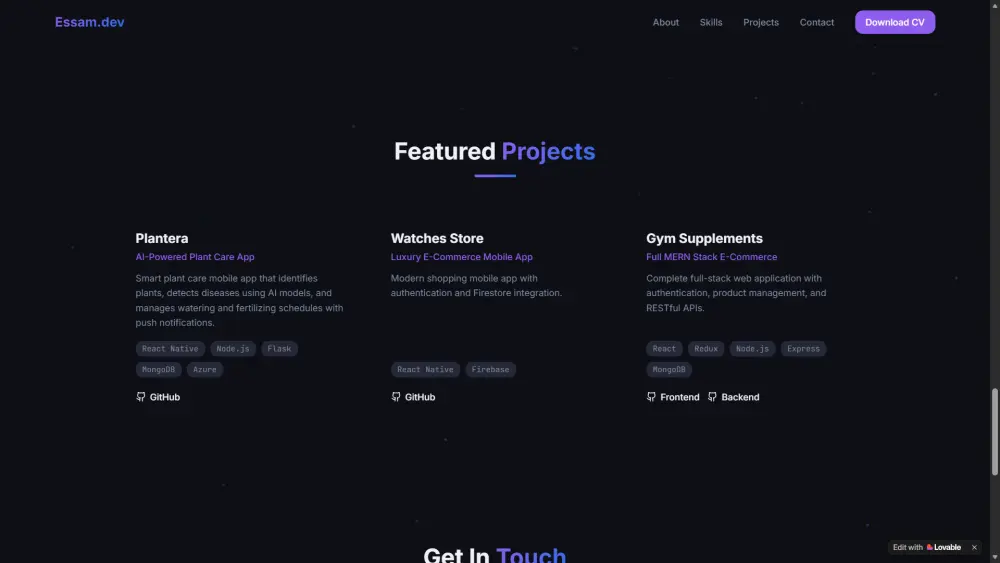 تصميم وتطوير موقع Portfolio احترافي يعرض أعمالك بشكل مميز