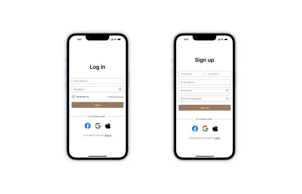 تصميم تطبيق موبايل احترافي UI/UX