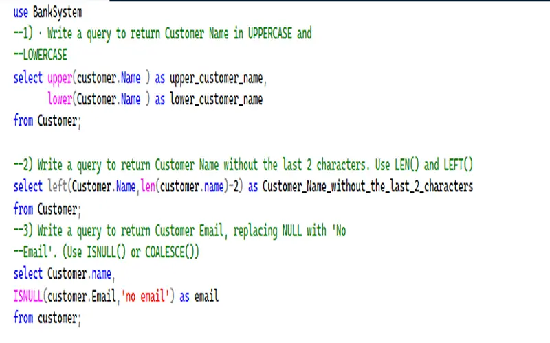 سأساعدك في حل واجبات ومشاريع SQL وتصميم قواعد البيانات