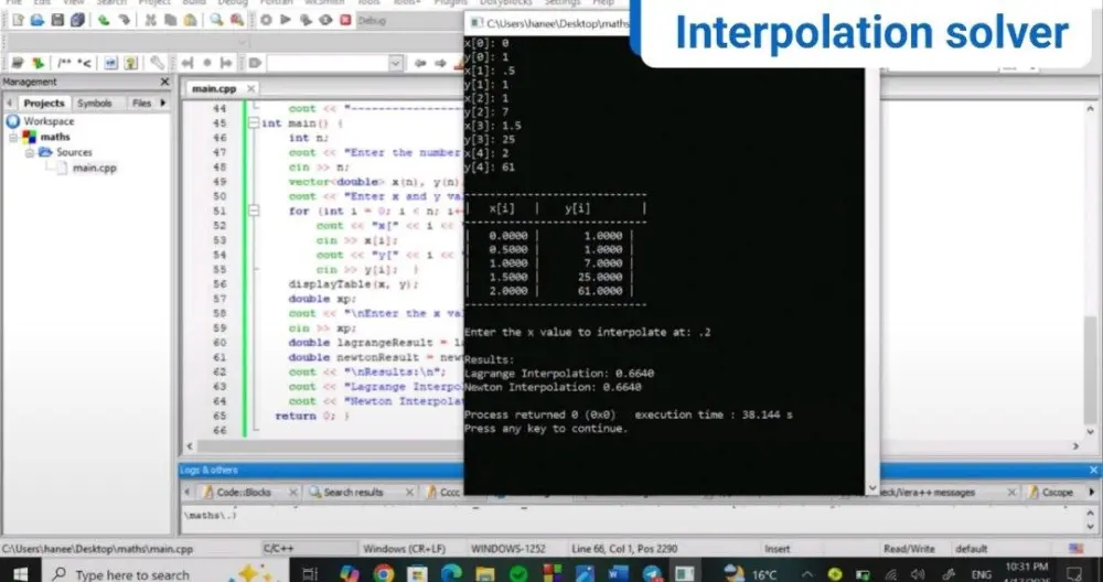إصلاح وتعديل أكواد Python و cpp وحل جميع الأخطاء البرمجية