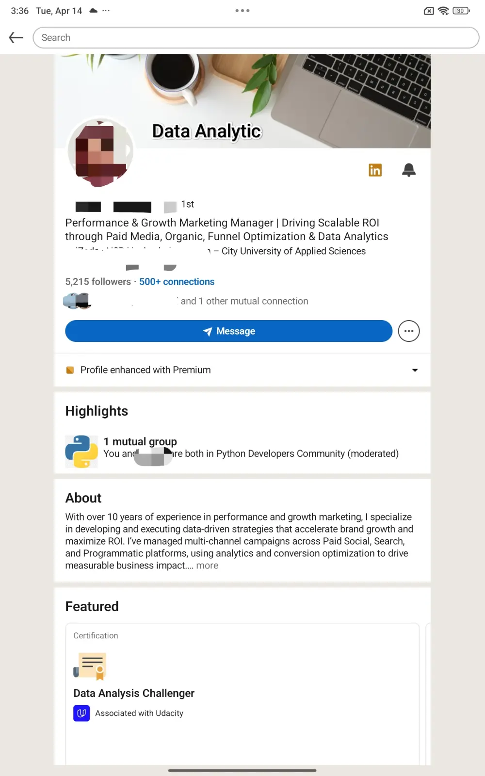 بناء وتطوير بروفايل لينكدان LinkedIn احترافي