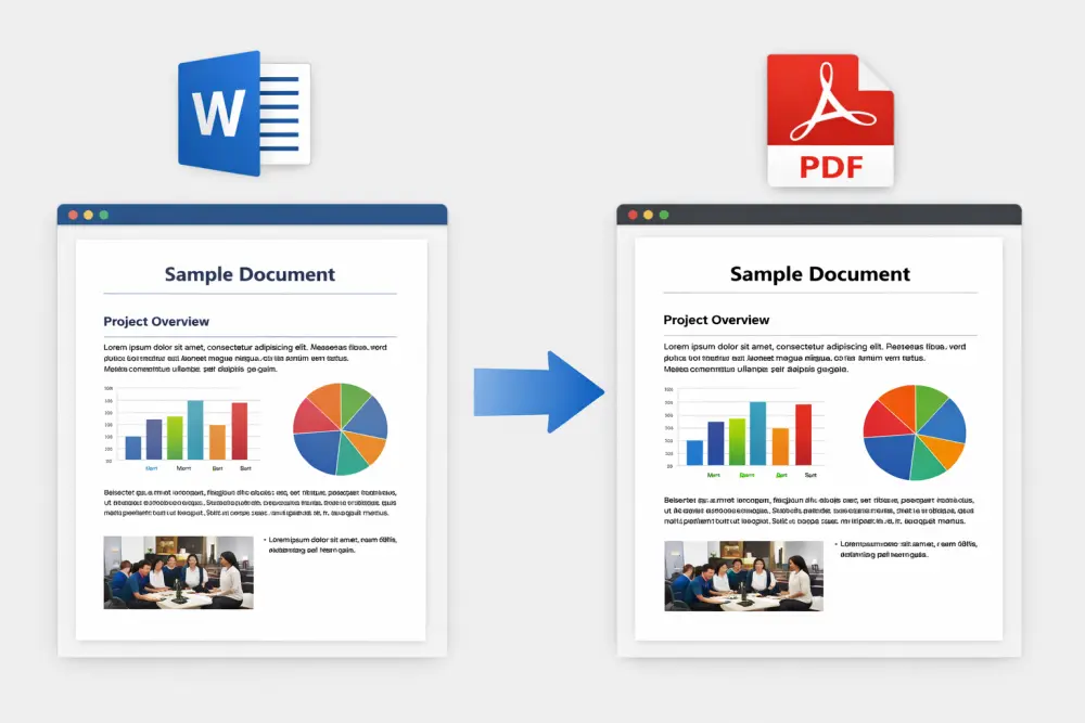تحويل ملفات Word إلى PDF بشكل احترافي وسريع.