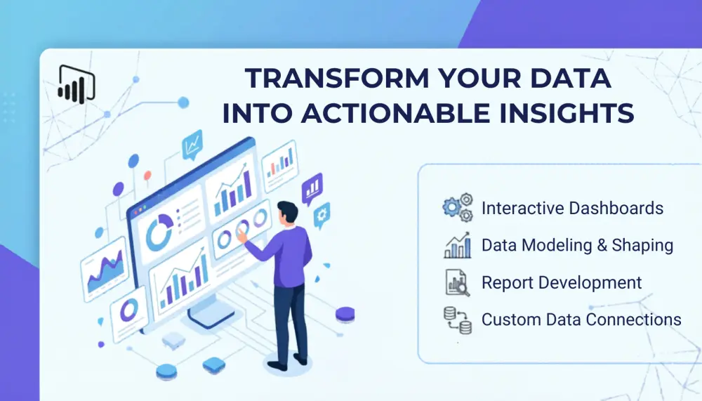 تصميم داشبورد احترافي على Power BI من بياناتك