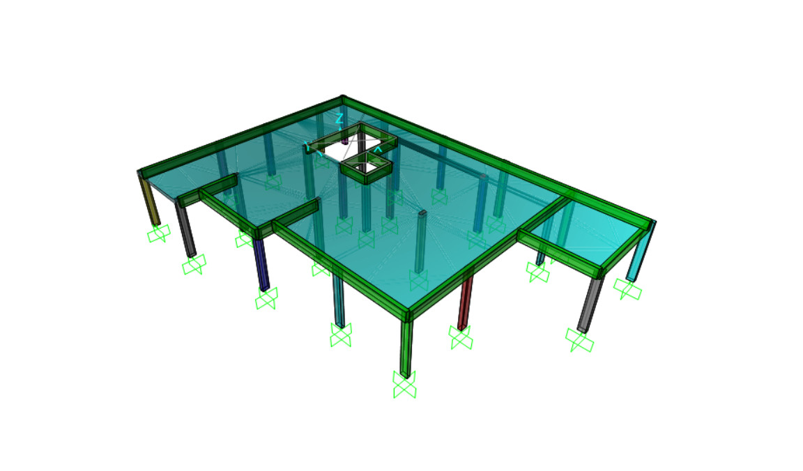 تصميم انشائى بالبرامج طبقا للكودين المصرى والسعودى