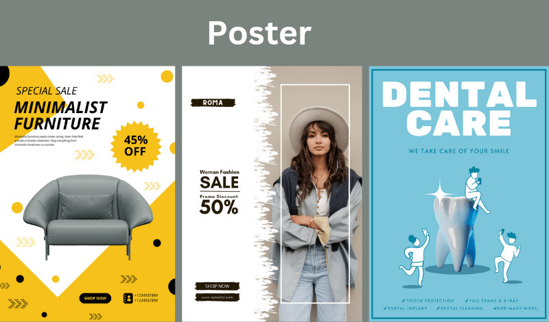 تصميم "بوستات السوشيال ميديا، فلاير، بوستر، بروشور"