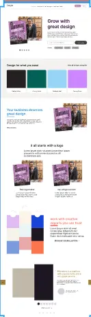 تصميم landing page اساسية لمشروعك