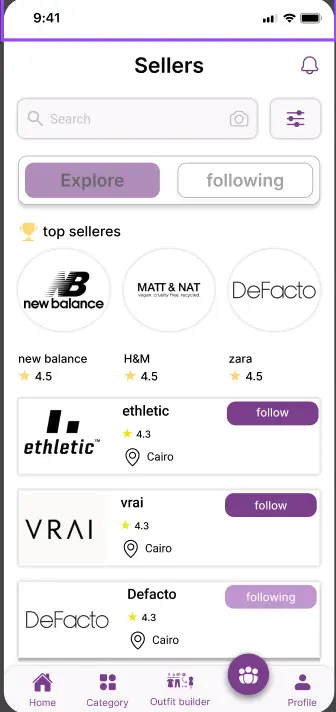 تصميم 3 شاشات تطبيق موبايل احترافية UI باستخدام Figma