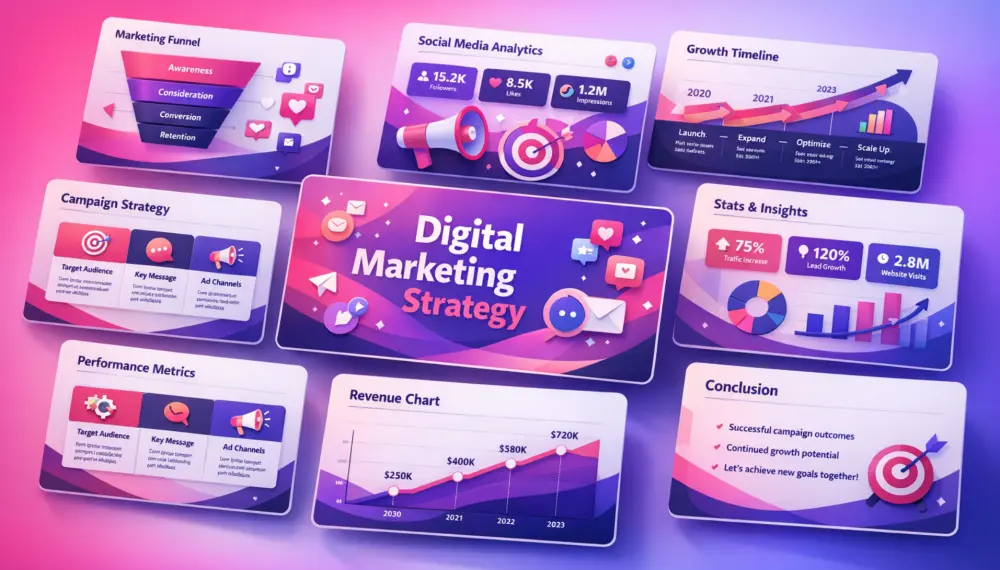 تصميم عرض تقديمي احترافي PowerPoint أو PDF بتصميم عصري