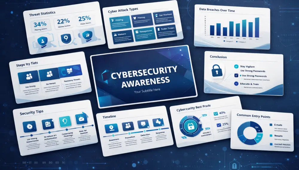 تصميم عرض تقديمي احترافي PowerPoint أو PDF بتصميم عصري