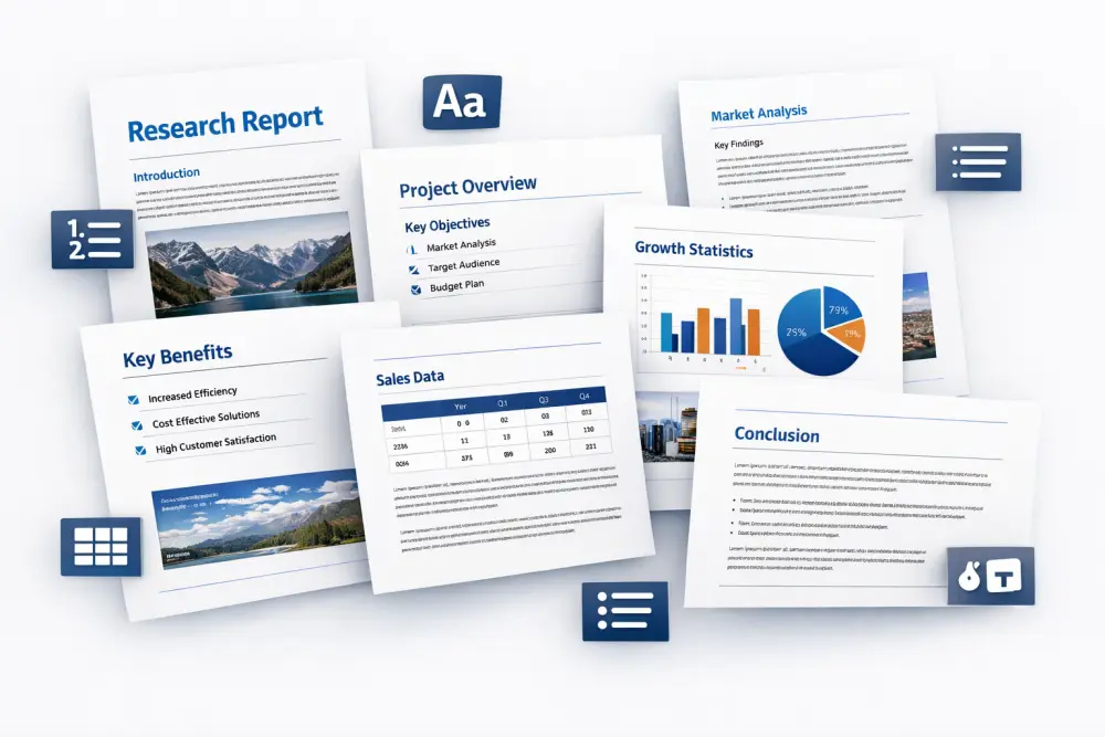 تنسيق ملفات Word والأبحاث الجامعية بشكل احترافي