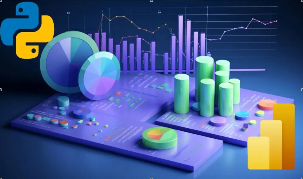 تحليل البيانات وإنشاء تصورات ولوحات بيانات احترافية