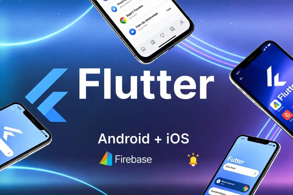 تطوير تطبيقات موبايل احترافية باستخدام Flutter (Android + iOS)