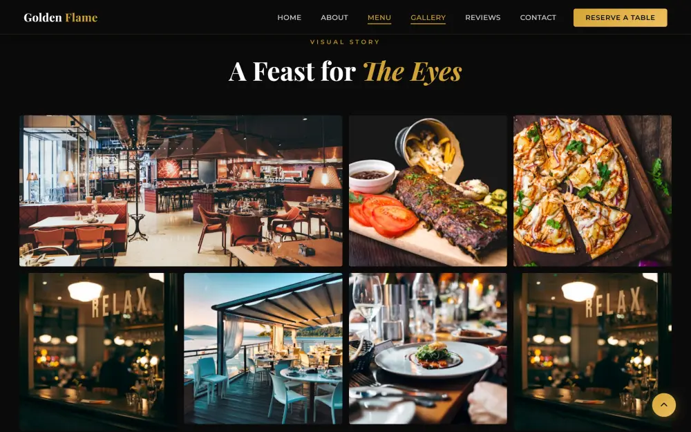 تصميم صفحة هبوط احترافية وسريعة للمطاعم (Landing Page Design)