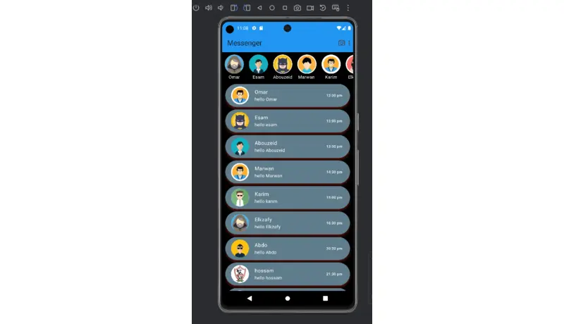 إنشاء تطبيق Flutter يعمل على Android و iOS
