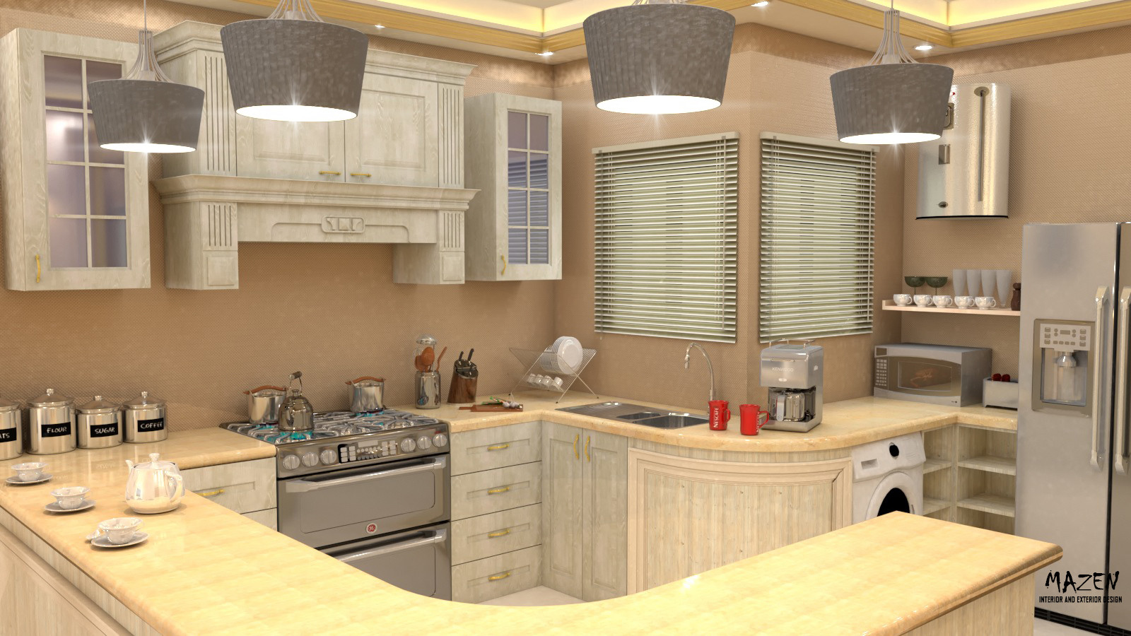 Interior design - تصميم داخلى 5 دولار ل 4 متر مربع