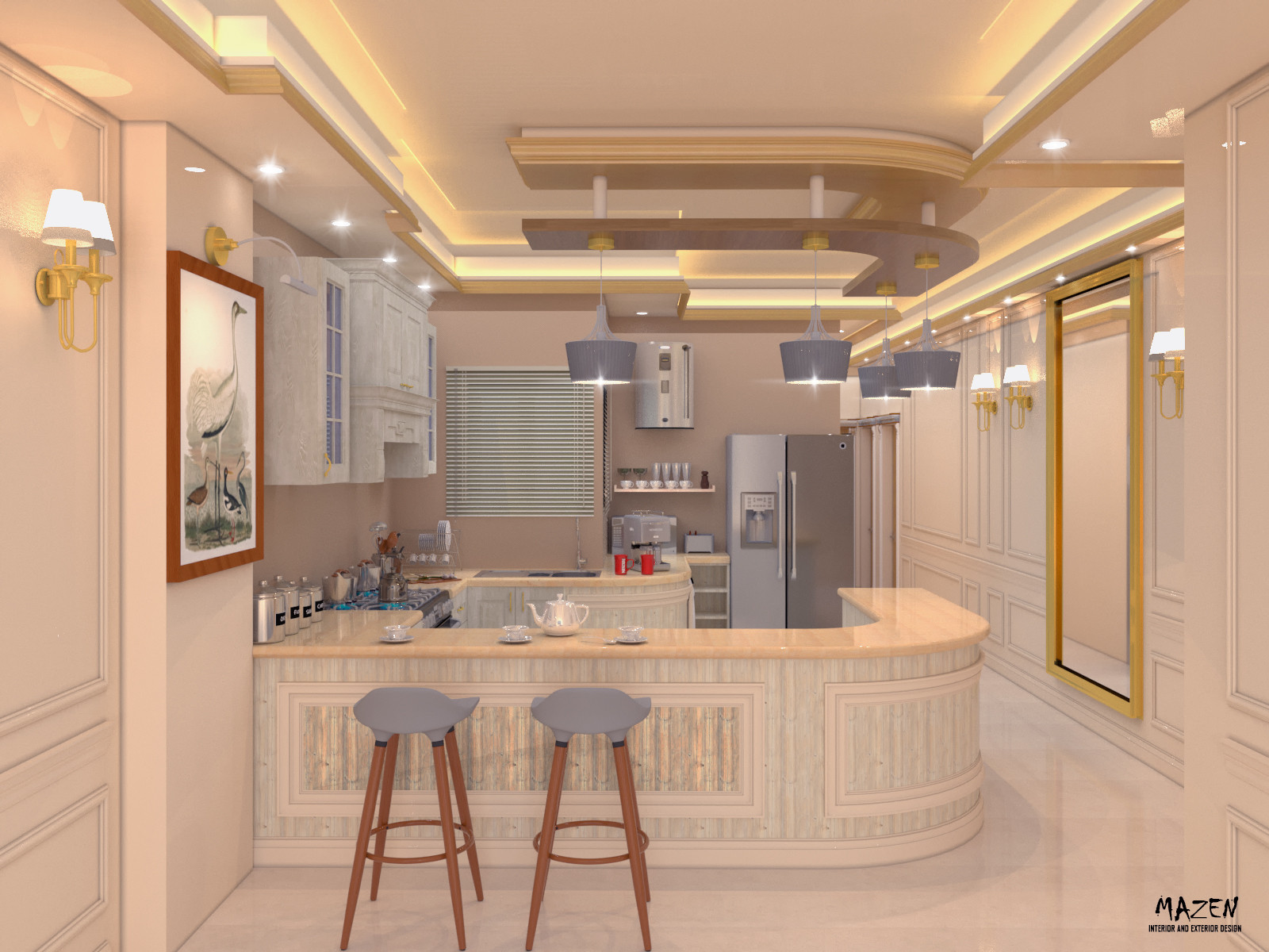 Interior design - تصميم داخلى 5 دولار ل 4 متر مربع