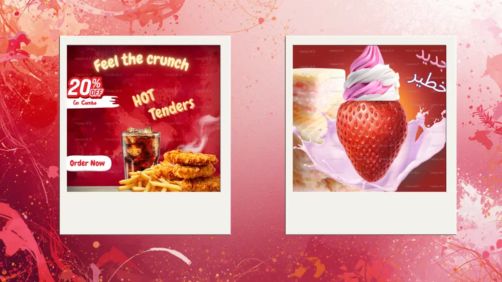 تصميم سوشيال ميديا احترافي لصفحات فيسبوك وإنستجرام