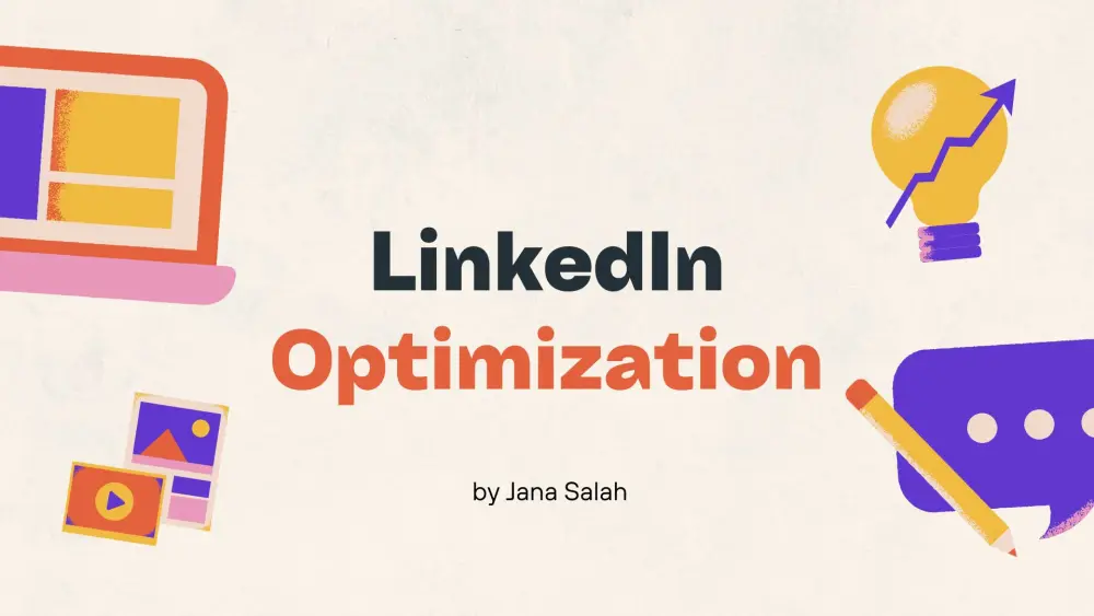 تطوير بروفايل LinkedIn ليصبح واجهة مهنية جذابة لعملائك.