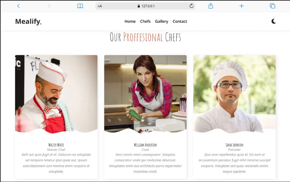 تصميم موقع إلكتروني للمطاعم والمشاريع الغذائية