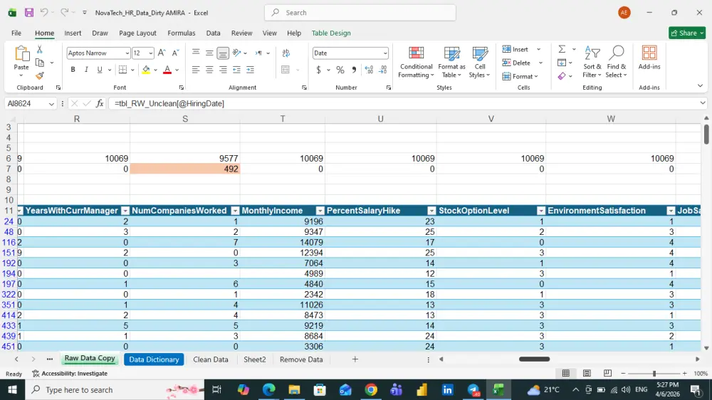 تنظيف وتنسيق بيانات اكسل بحترافيه ( Excel Data Cleaning & Formatting).