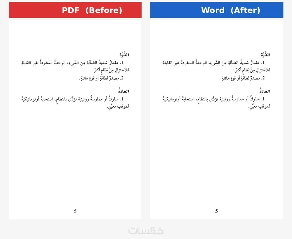 تحويل ملفات PDF إلى Word قابلة للتعديل باحترافية
