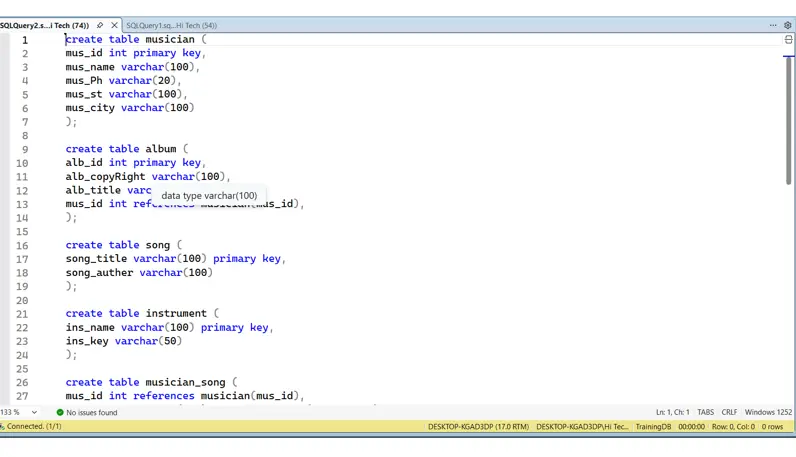 تصميم وبناء قواعد بيانات SQL Server احترافية ومنظمة