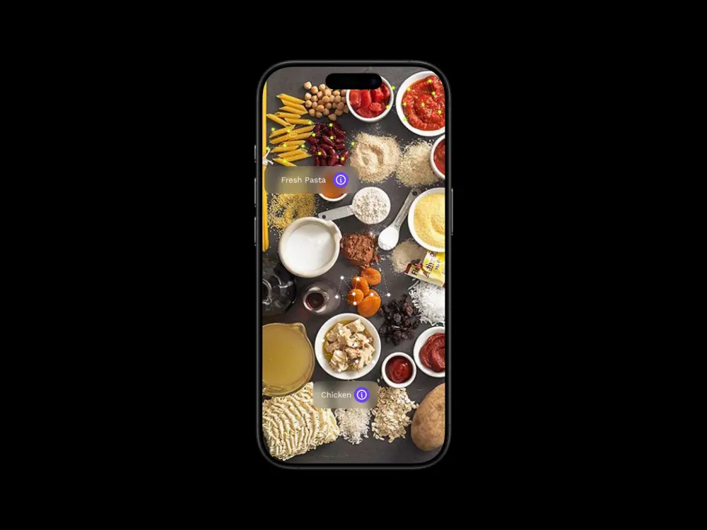 سأصمم تطبيق طبخ ذكي يقترح وصفات بناءً على المكونات المتوفرة