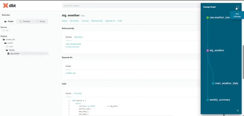 بناء pipeline باستخدام dbt with airflow