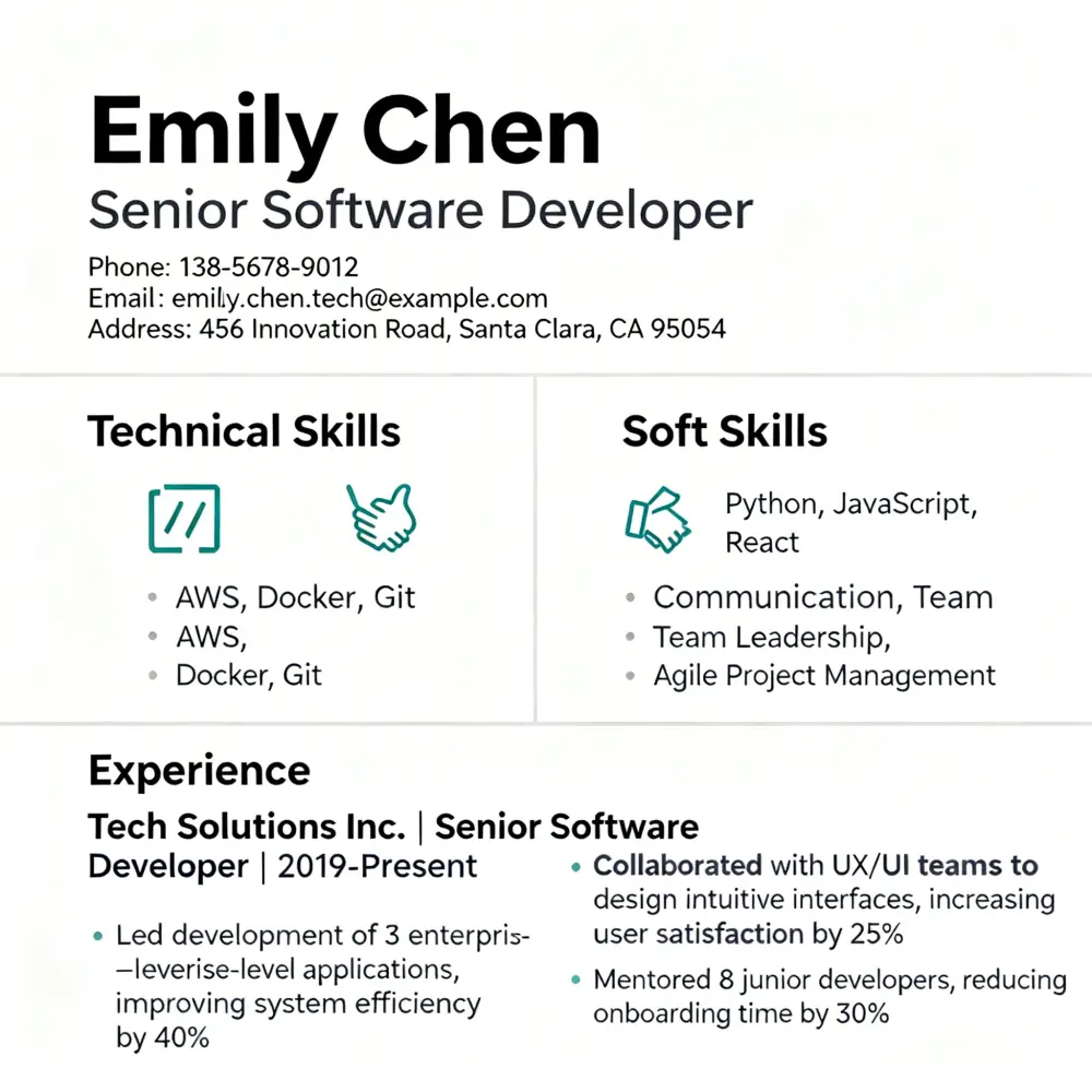 تصميم سيرة ذاتية احترافية متوافقة مع ATS