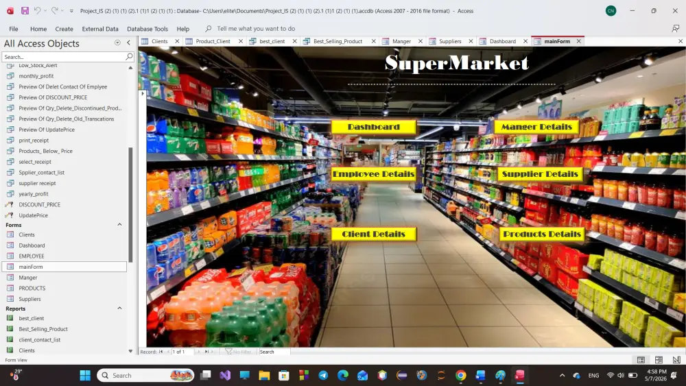 إنشاء قواعد بيانات احترافية باستخدام Access